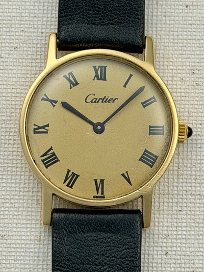 Cartier 18k Gold "Pre-Ronde" Vintage