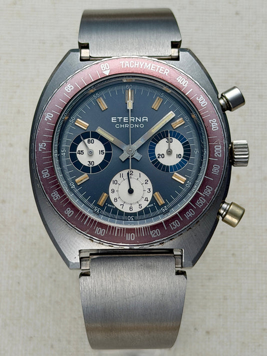 Eterna 154 FTP Chronograph Ghost Bezel Vintage