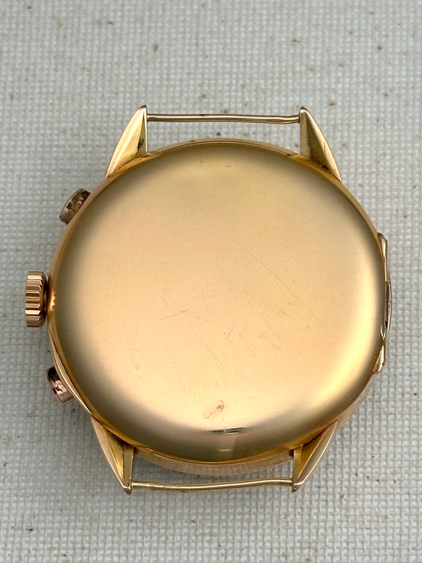 Eberhard 18k Gold Tri-Compax 1947 Vintage