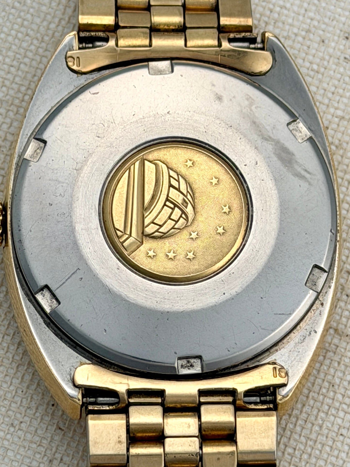 Omega Constellation "C" Brick Bracelet Vintage