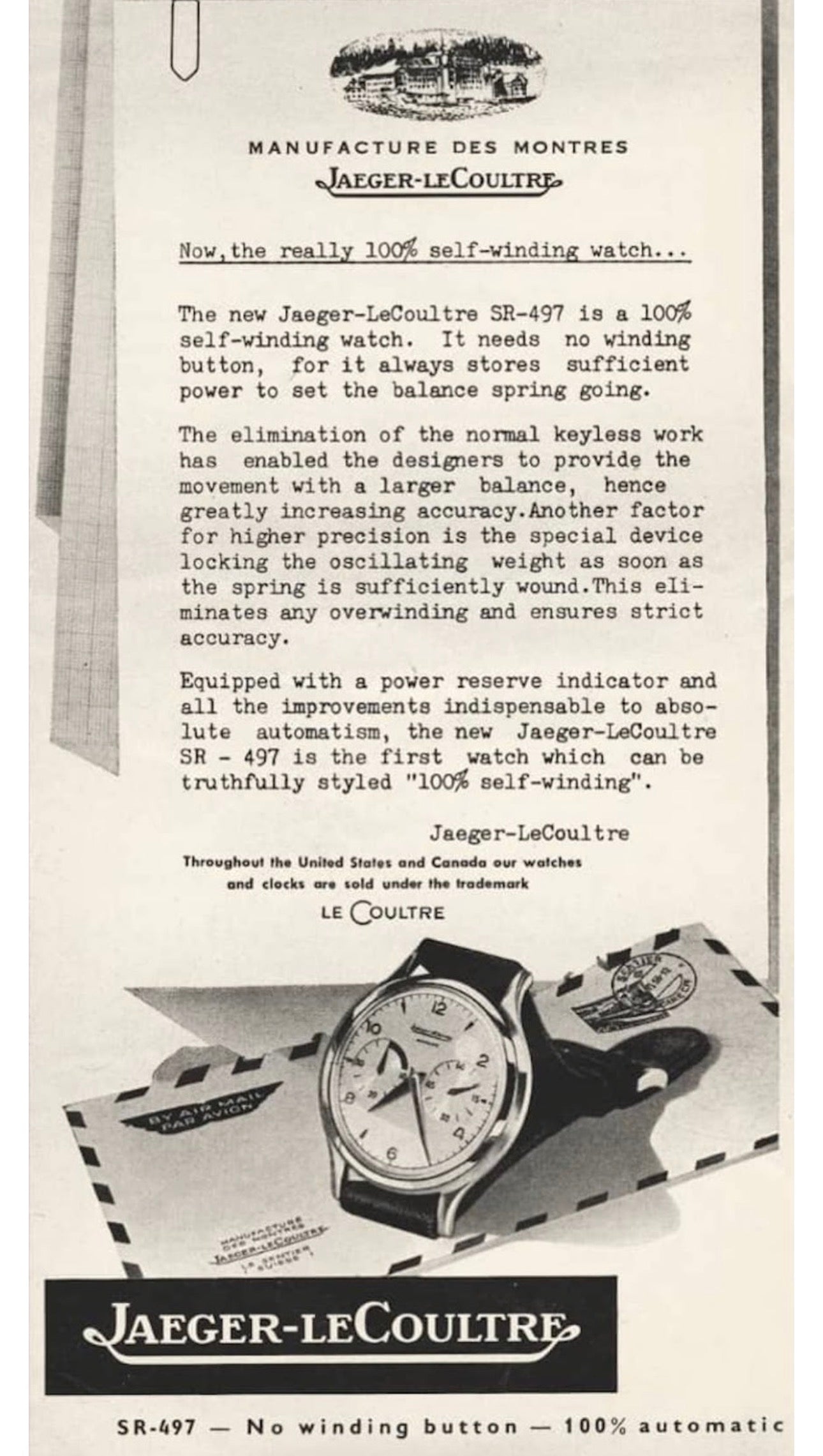 LeCoultre Futurematic Vintage