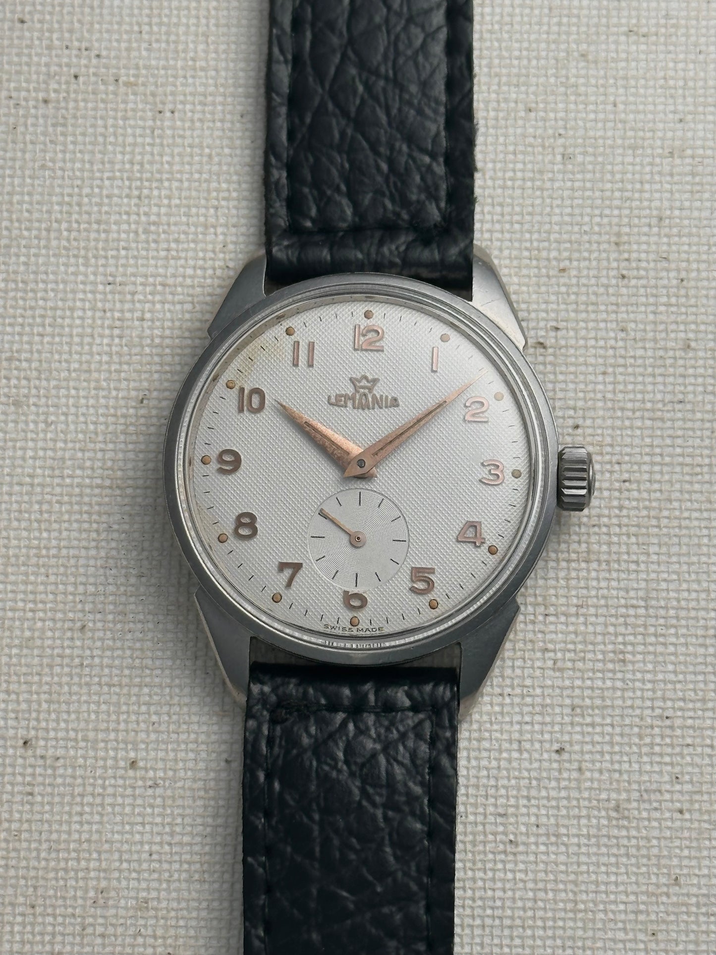 Lemania Waffle Dial Vintage