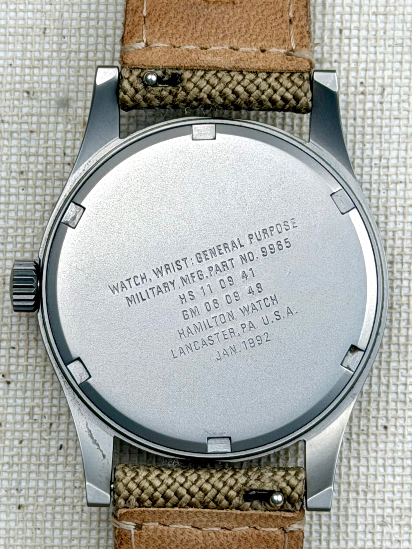 Hamilton "Khaki 1992" ref 9965 Neo-Vintage