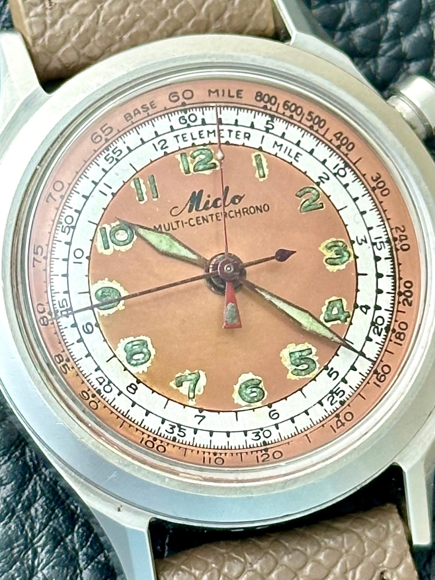 Mido Multicenterchrono Copper Dial Vintage