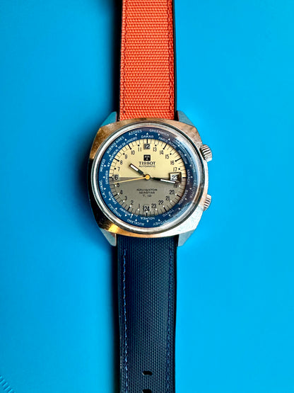 Tissot Navigator Seastar T12 World Timer Vintage