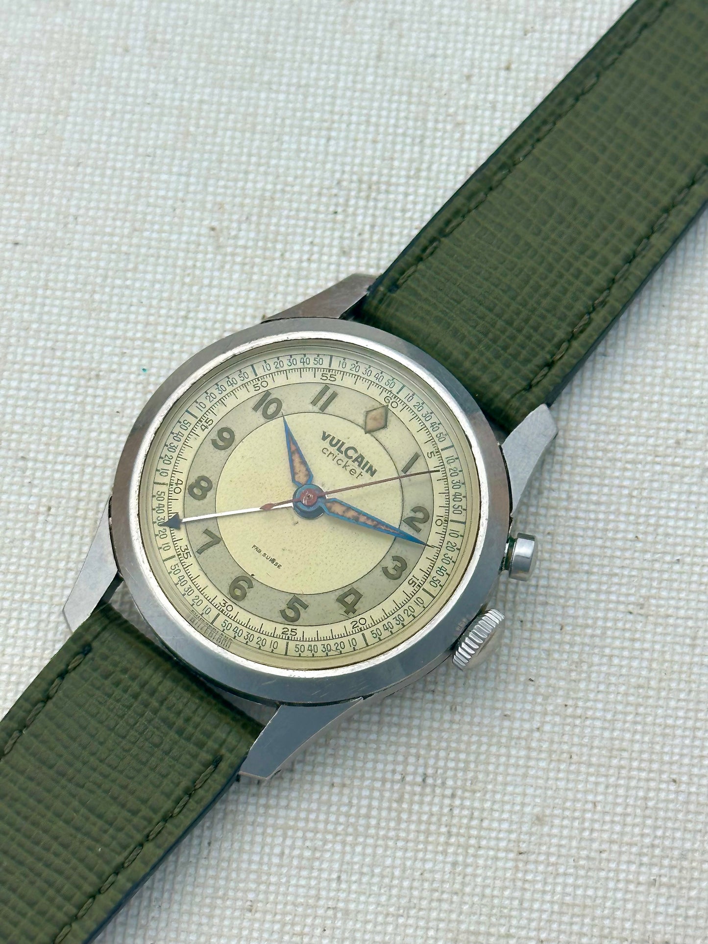 Vulcain Fab Suisse Dial Cricket Vintage