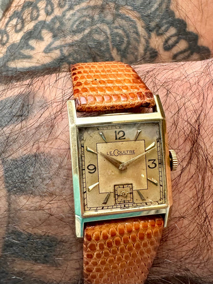 LeCoultre 14k Gold Tank