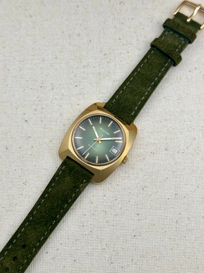 Bulova Golden Green Vintage