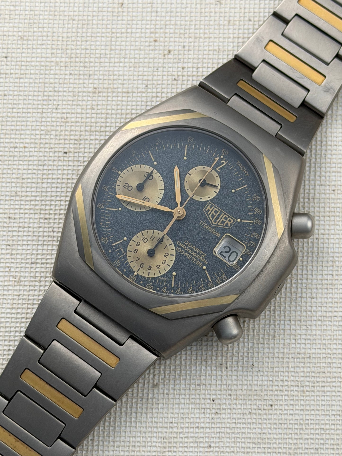 Heuer Titanium "Fittipaldi" Box Papers Vintage