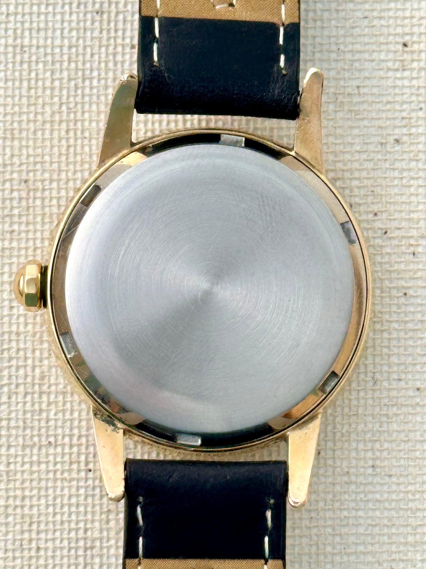 Girard Perregaux Gyromatic Brown Waffle Dial Vintage