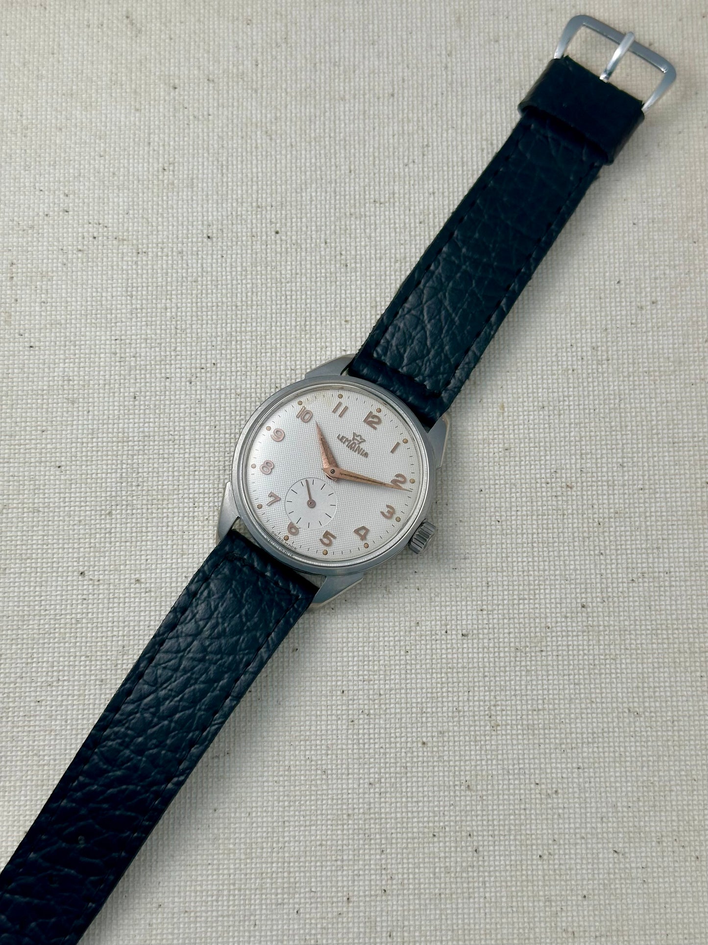 Lemania Waffle Dial Vintage