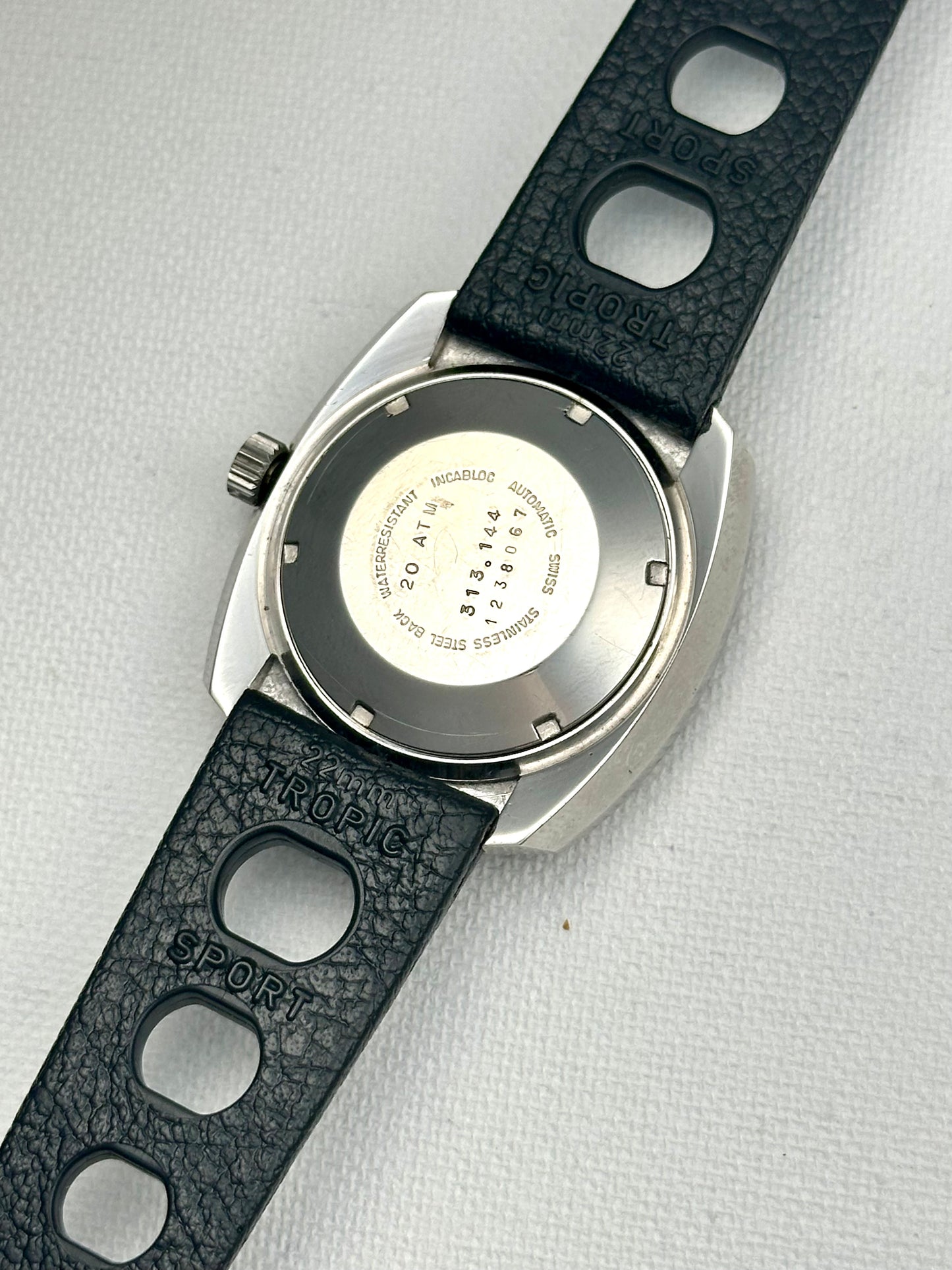 Glycine Diver All Blue Dial Vintage
