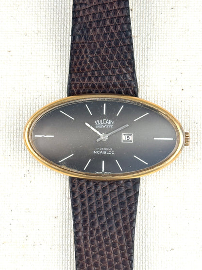 Vulcain Sideways Oval Vintage