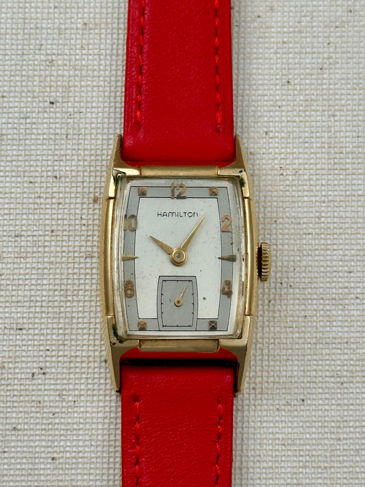 Hamilton Tank Red Strap Vintage