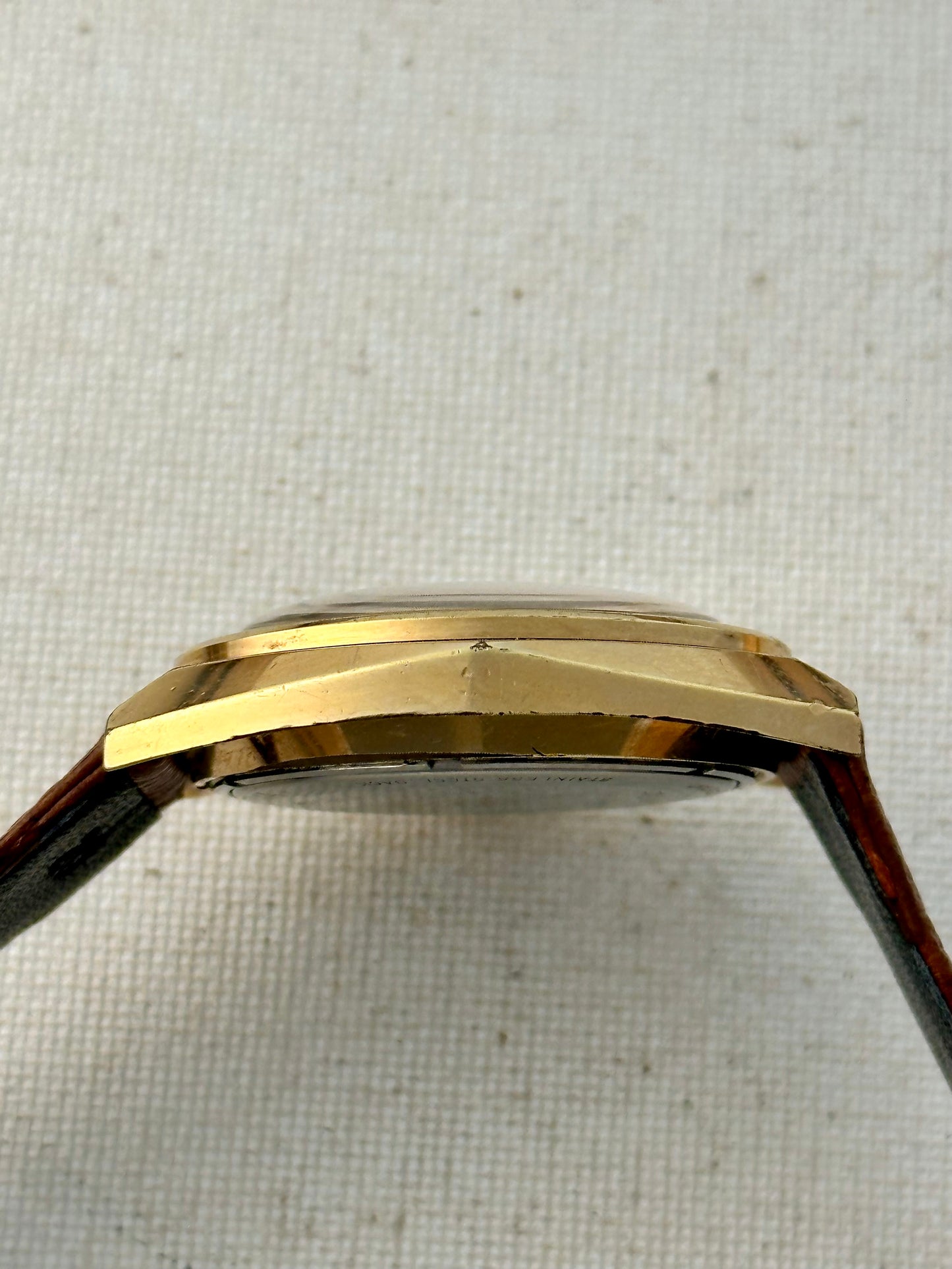 Bulova Carbon Fiber Crosshatch Dial Vintage