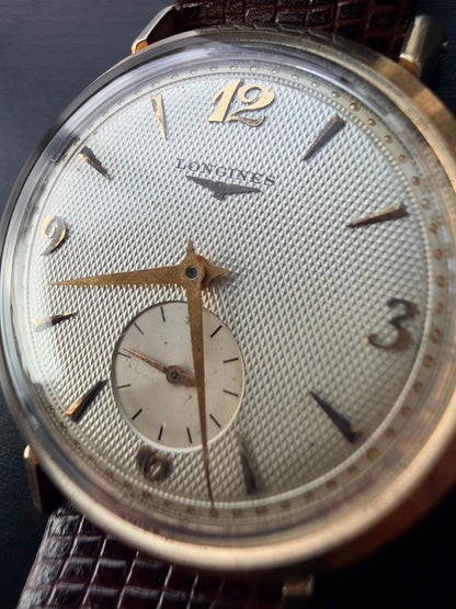 Longines 14k Gold Small Seconds Vintage