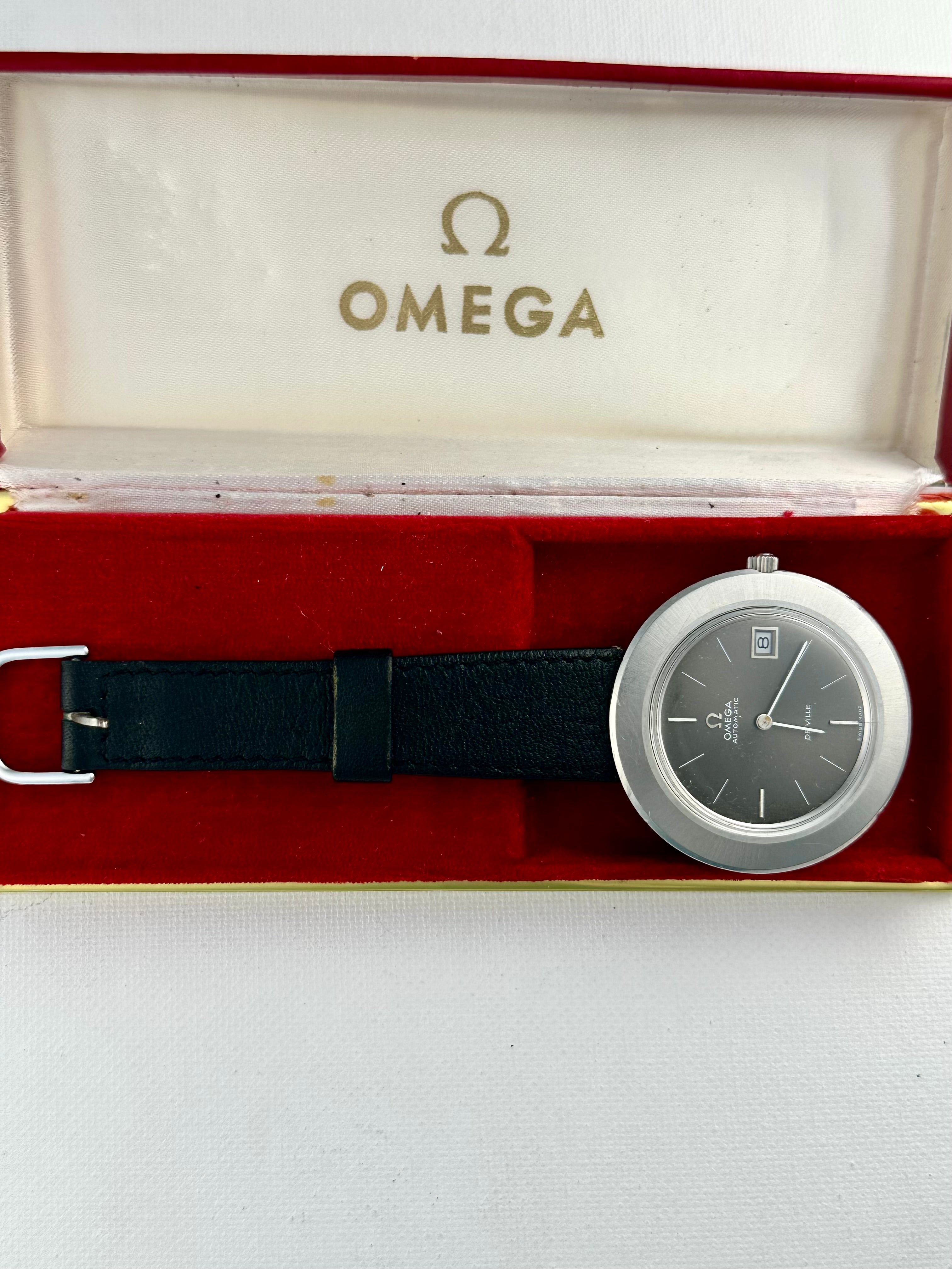 Omega De Ville UFO Grey Dial Vintage – Old School Seconds