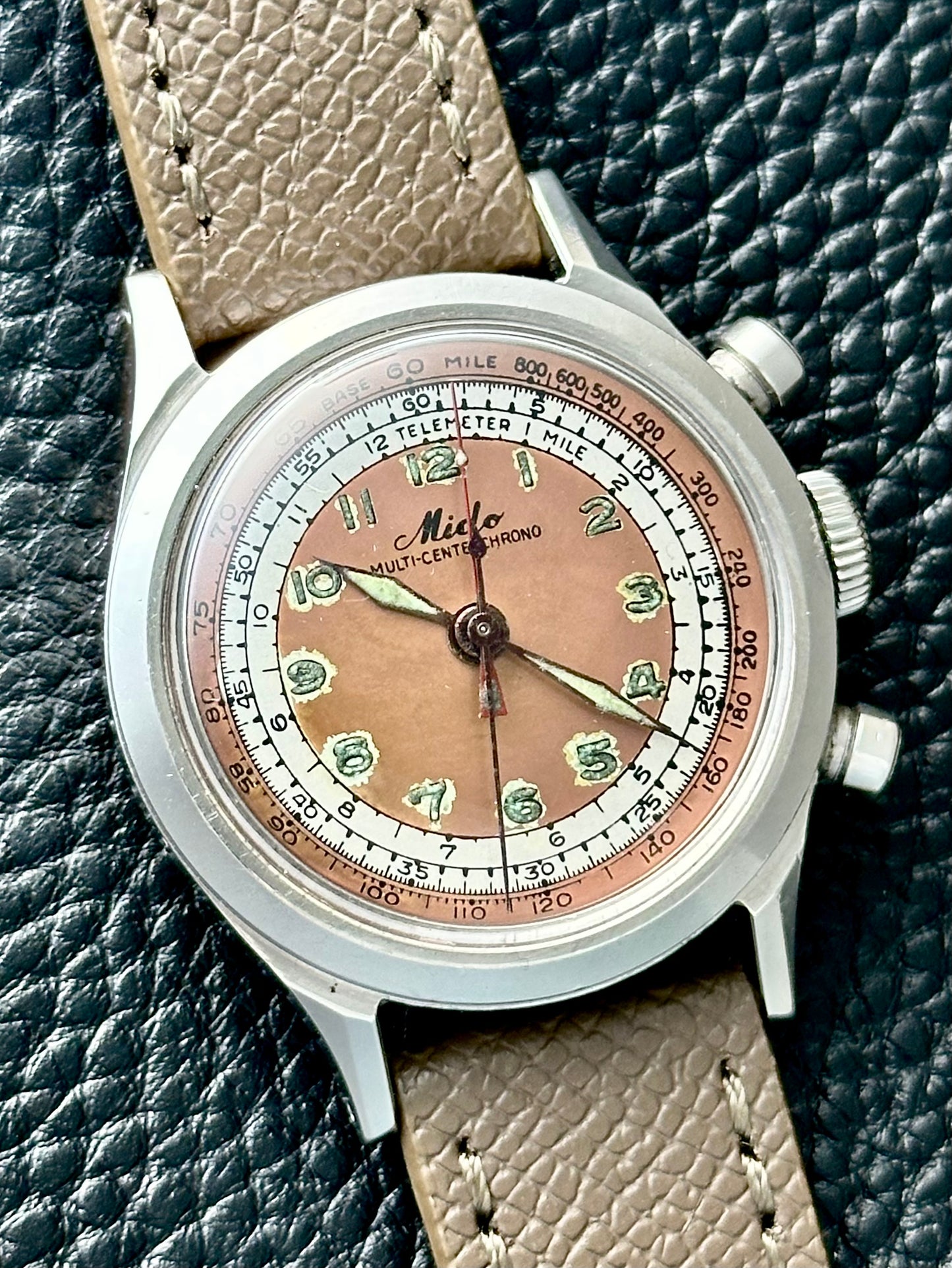 Mido Multicenterchrono Copper Dial Vintage
