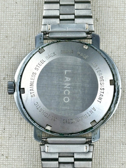 Lanco Blue/Silver Dial Vintage