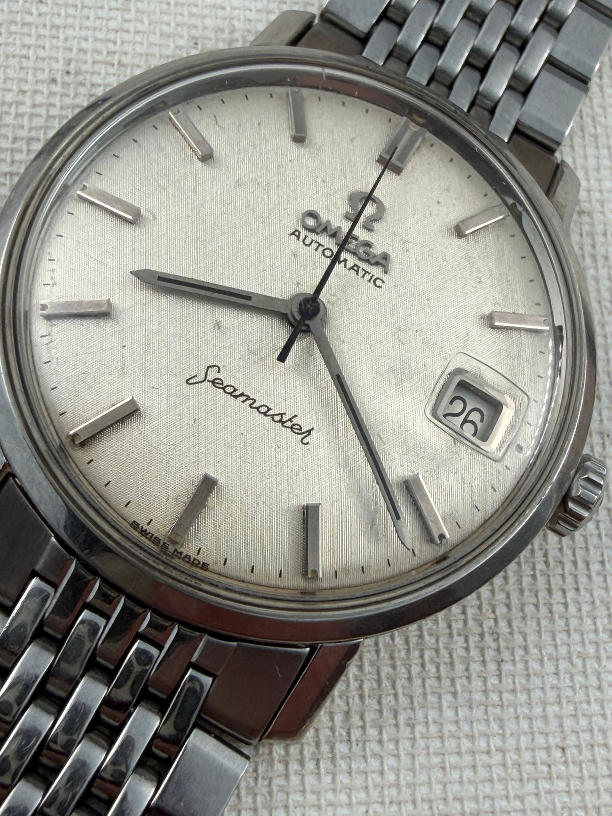 Omega Seamaster Linen Dial