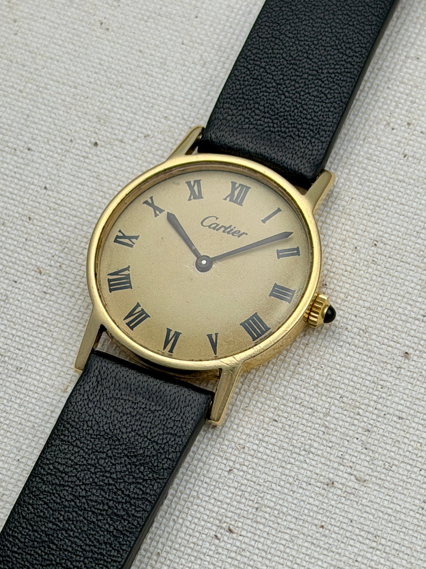 Cartier 18k Gold "Pre-Ronde" Vintage