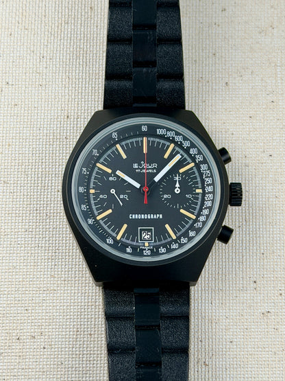 LeJour PVD Chrono Box and Papers NOS Vintage