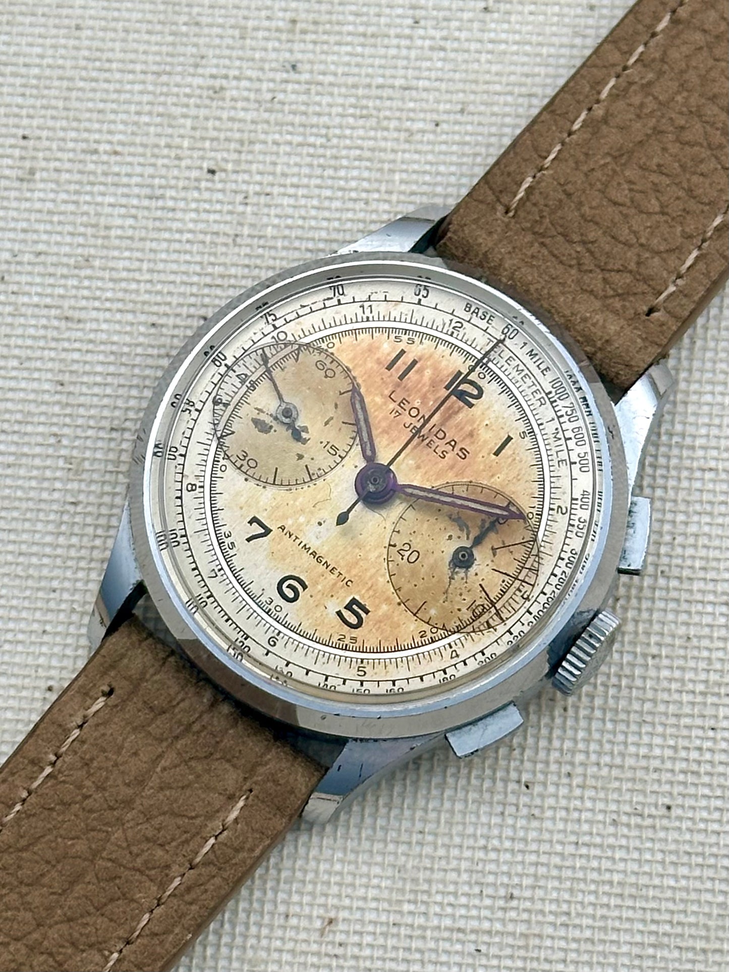 Leonidas "Big Eye" Patina Dial Vintage