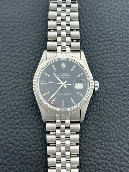 Rolex Datejust Black Dial Vintage
