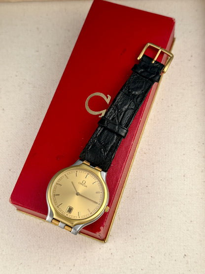 Omega 18k Bezel Quartz Vintage