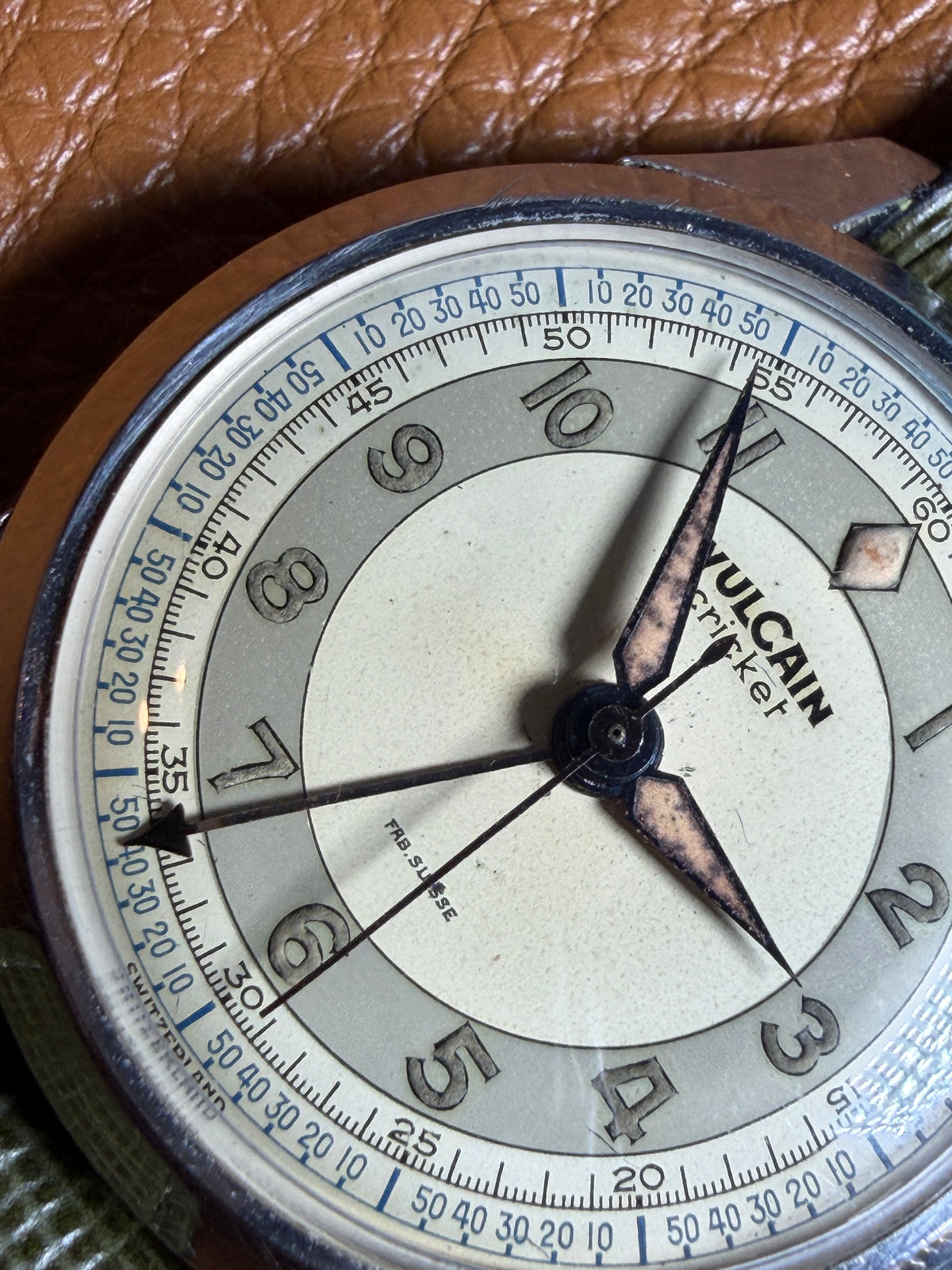 Vulcain Fab Suisse Dial Cricket Vintage