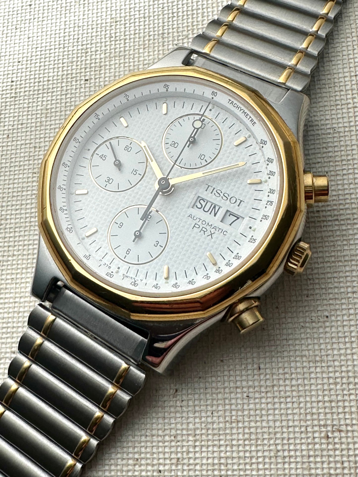 Tissot PRX Waffle Dial Neo-Vintage Stunner