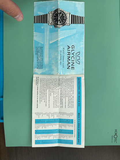 Glycine Airman with Box and Papers