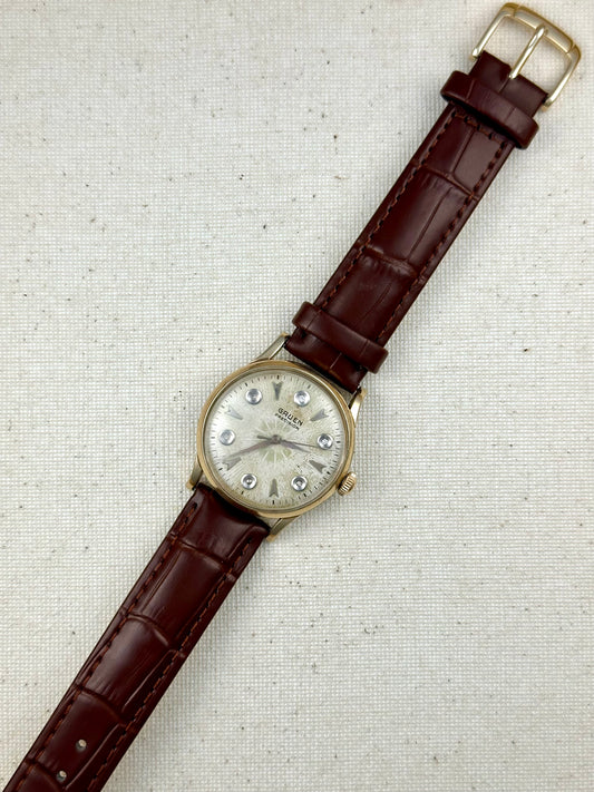Gruen Precision Diamond Dial Vintage