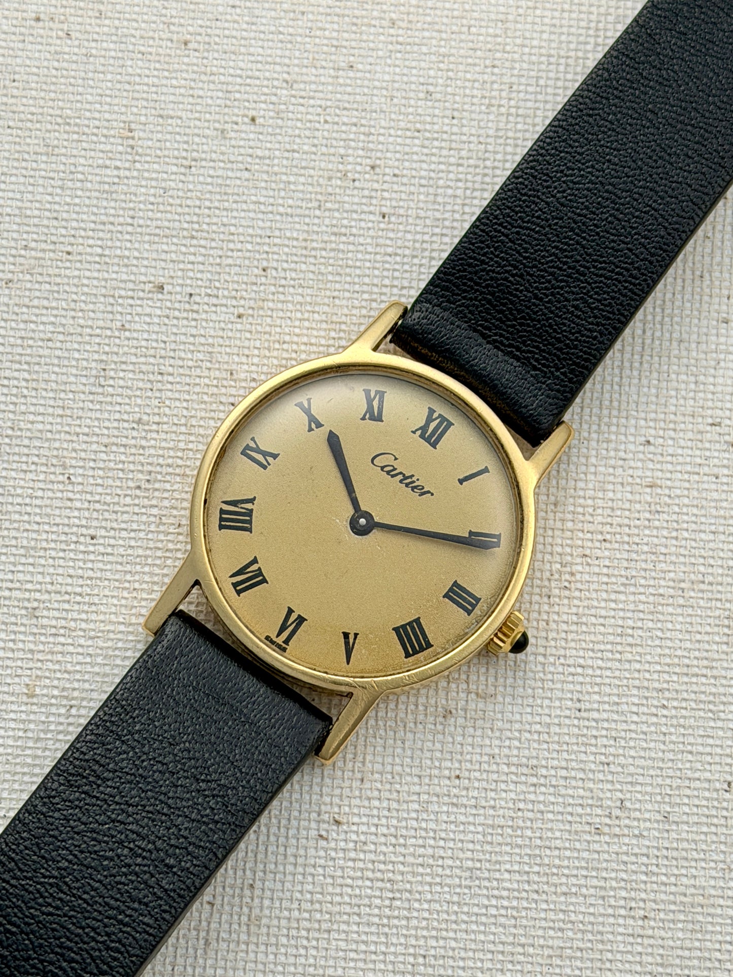 Cartier 18k Gold "Pre-Ronde" Vintage