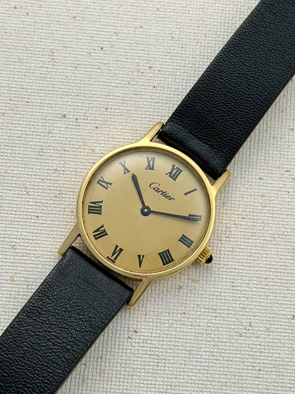 Cartier 18k Gold "Pre-Ronde" Vintage
