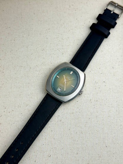 Glycine Compressor Green Tri-Dial Vintage