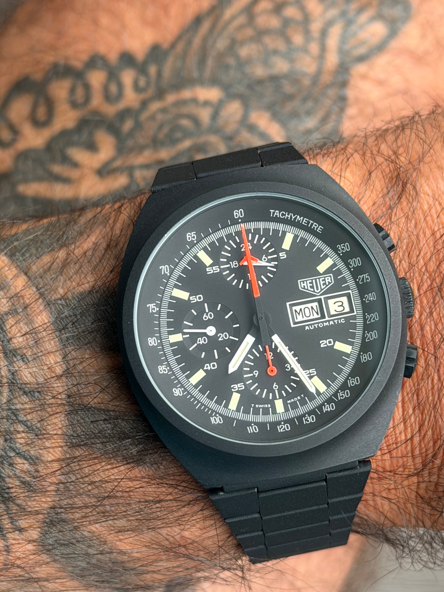Heuer 5100 Pilot PVD Box/Papers NOS Vintage