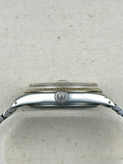 Rolex Datejust Silver Linen Dial c.1964 Vintage