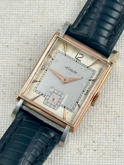LeCoultre Rose Gold Cap Dress Tank Vintage