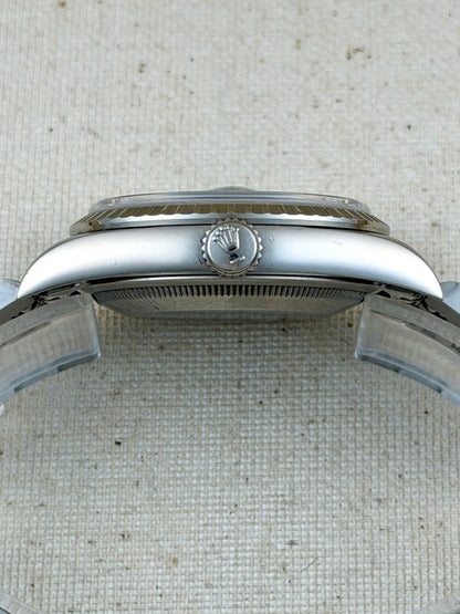 Rolex Datejust Blue ref 16220 Engine Turned Bezel Vintage