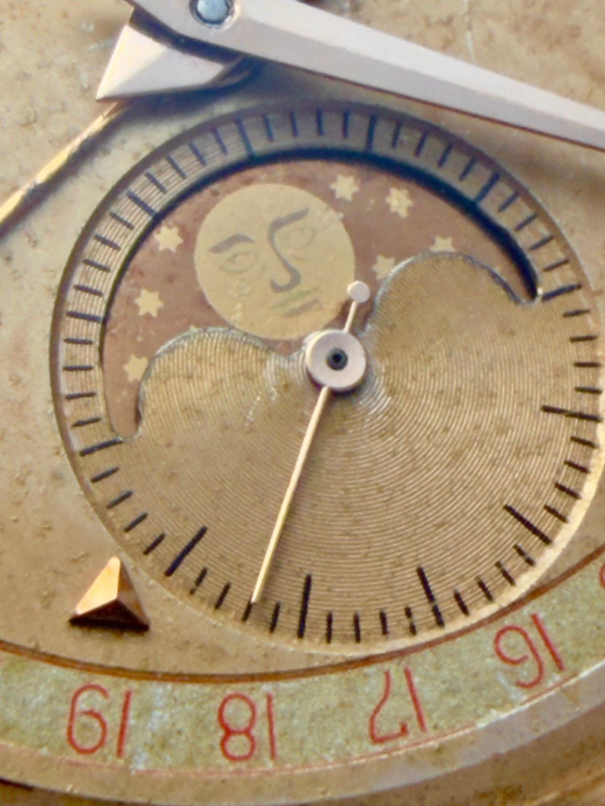 Jaeger-Lecoultre Triple Date Moonphase Calendar ref 2722 Vintage 18k