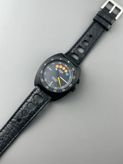 Heuer Regatta Black PVD Vintage