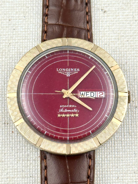Longines Admiral Five Star Red Vintage