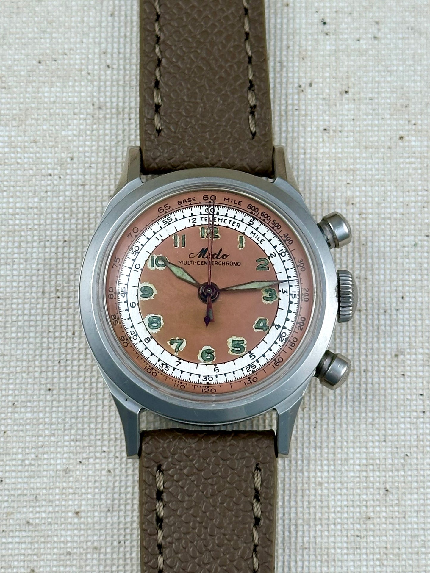 Mido Multicenterchrono Copper Dial Vintage