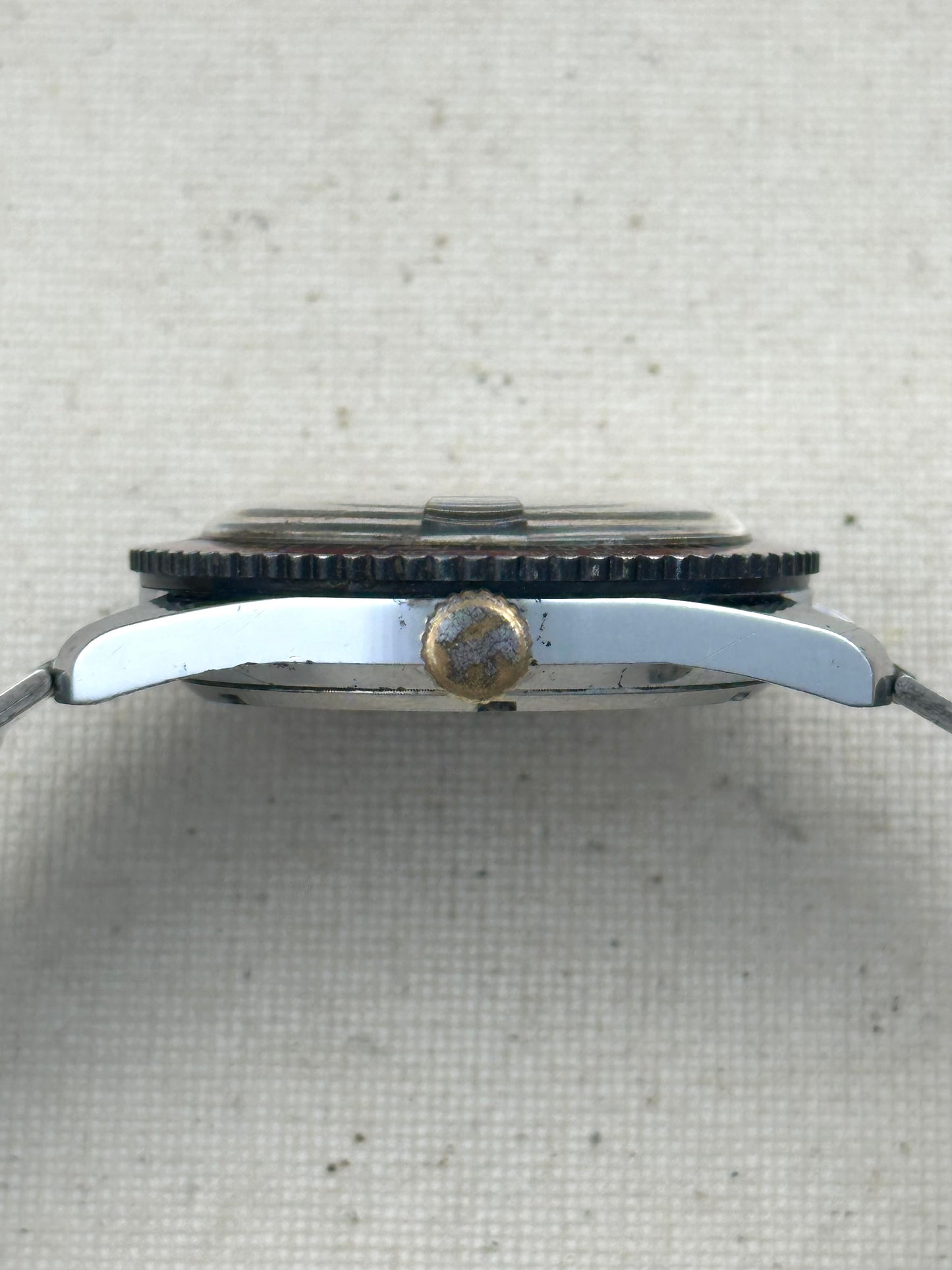 Clinton World Timer Date Vintage