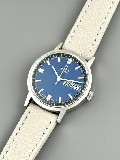 Omega Steel Blue Day Date Vintage