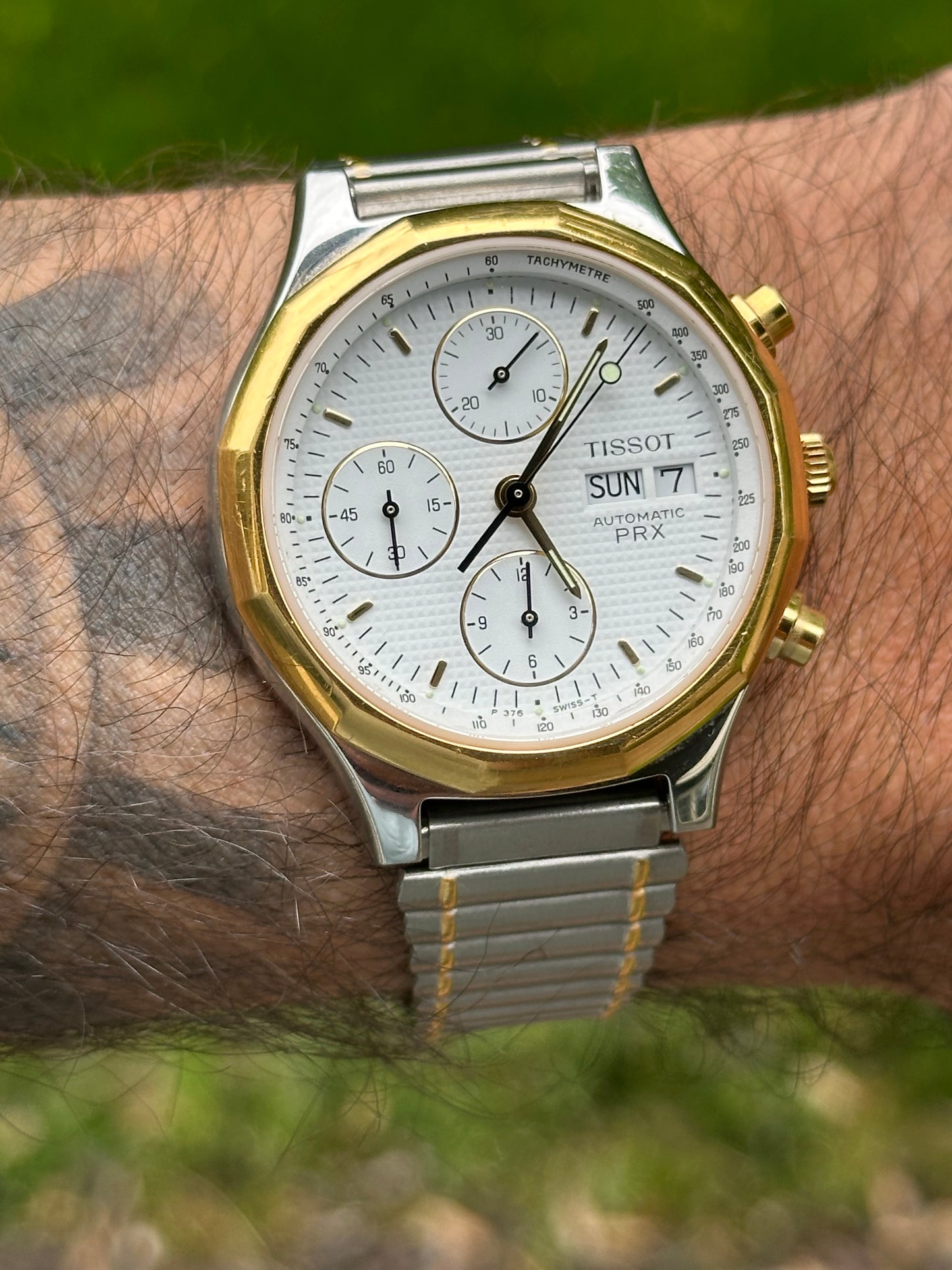 Tissot PRX Waffle Dial Neo-Vintage Stunner