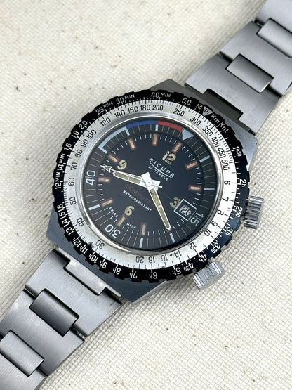 Sicura "Computer" Diver Jumbo Vintage