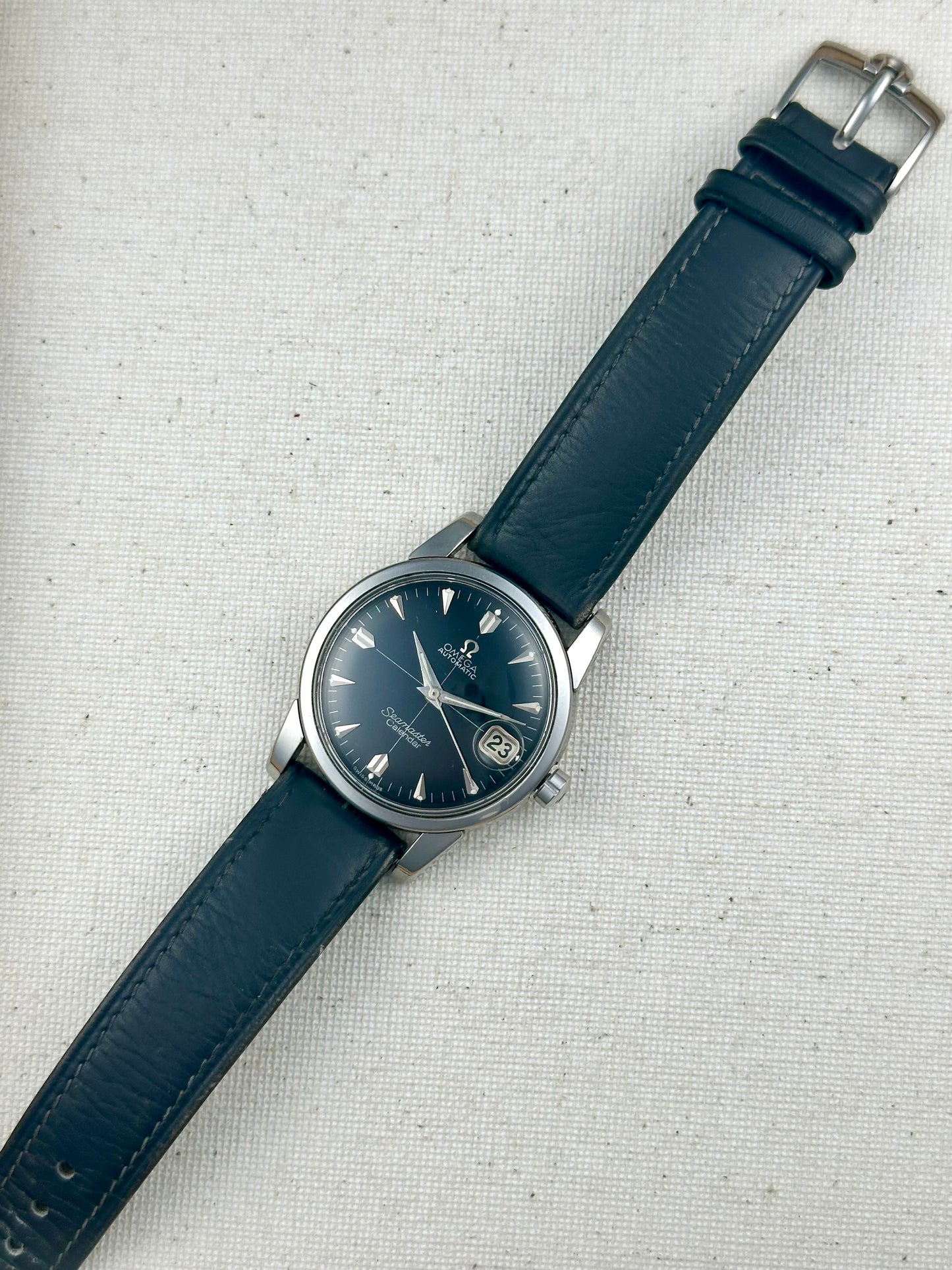 Omega Seamaster Black Sector Dial Vintage