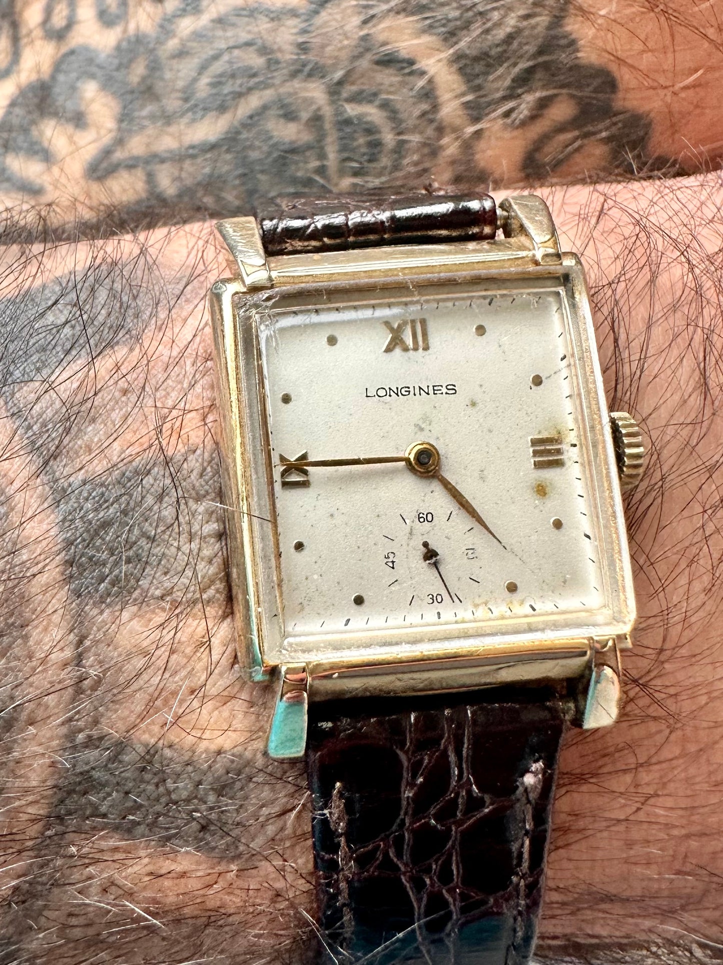 Longines 1940's Tank